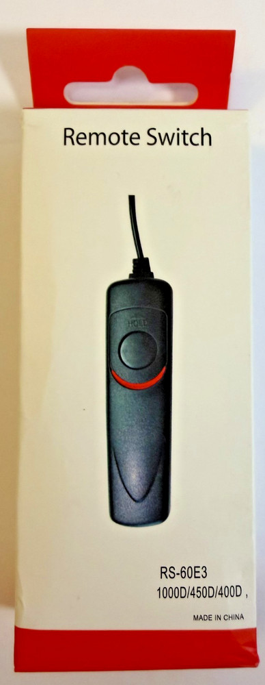 CANON RS-60E3 Camera Remote For EOS 100D, EOS 300D, EOS 350D, EOS 400D, EOS 500D