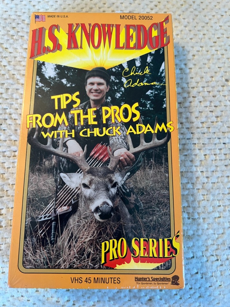 HS Knowledge Tips From the Pros with Chuck Adams Sealed VHS