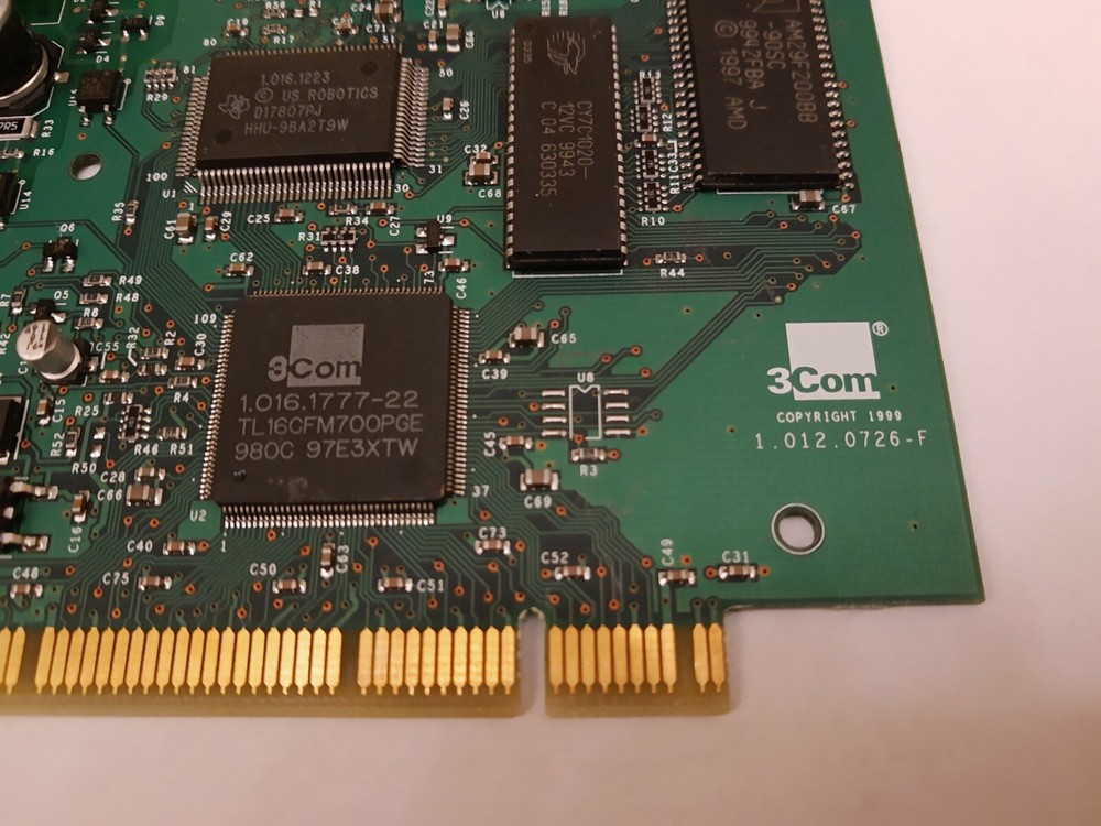 3Com Desktop Computer Modem 1.012.0726-F US Robotics Model 0726