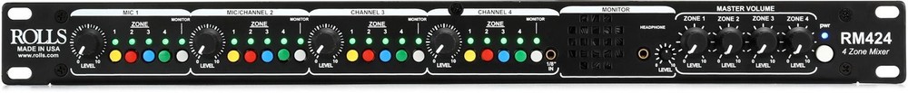 Rolls RM424 Four Zone Mixer