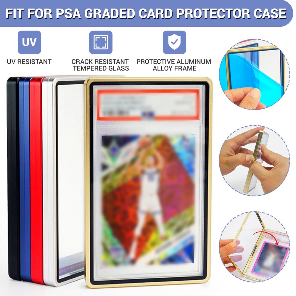 Graded Card Guard Case for Standard Slab Case Stackable Display Protector US