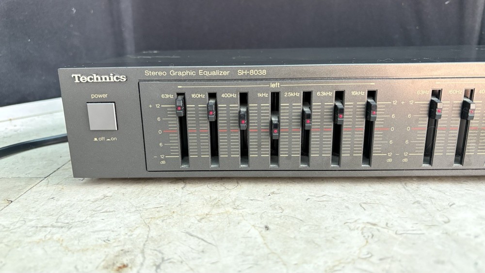 Technics SH-8038 7 Band Stereo Graphic Equalizer *Nice!*