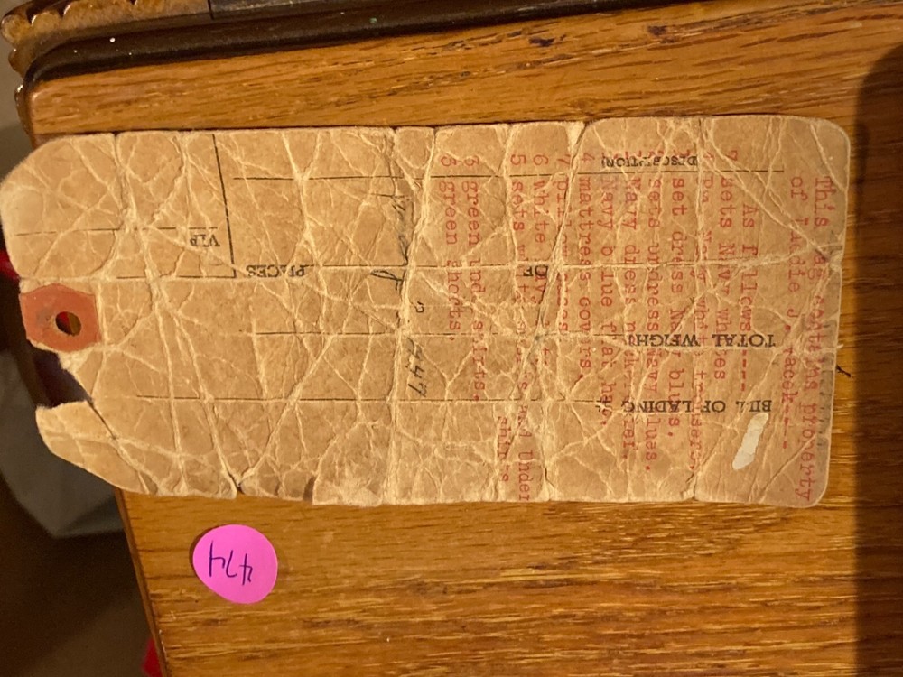 VINTAGE WW2 Army Mail Tag