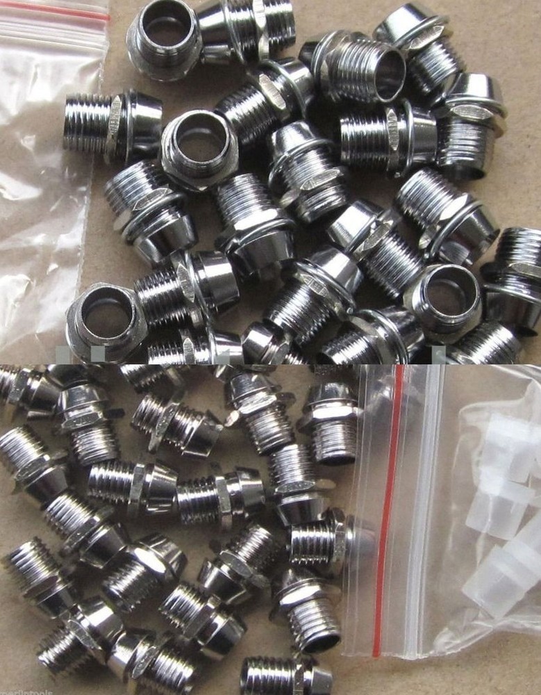 20pcs 3mm 5mm Chrome Metal LED Bezel Holder Panel Display