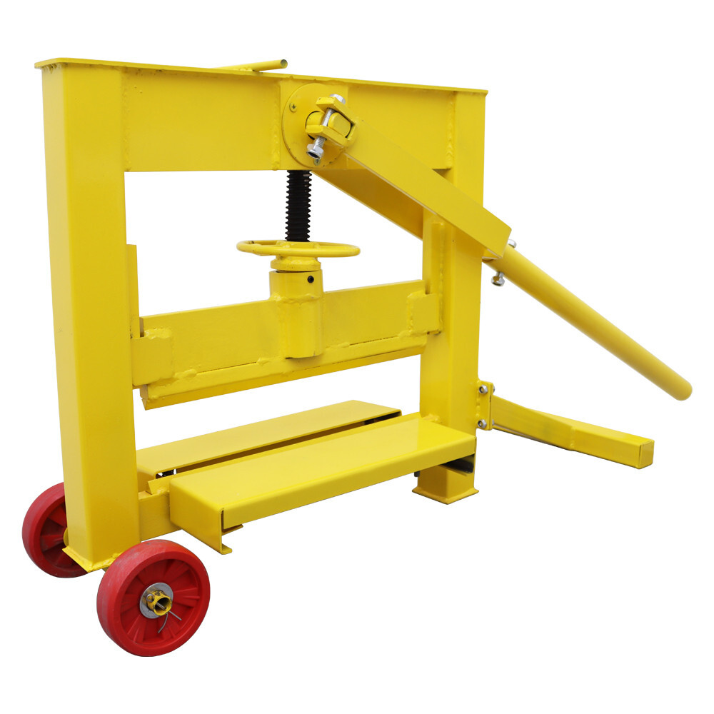 Yellow Small Manual Brick Cutting Machine Paving Tool Block Splitter Cutter