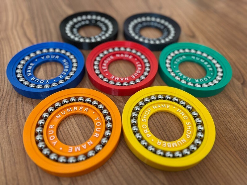 Bowling Ball Rotating Cup Stand 2.0 - Personalized