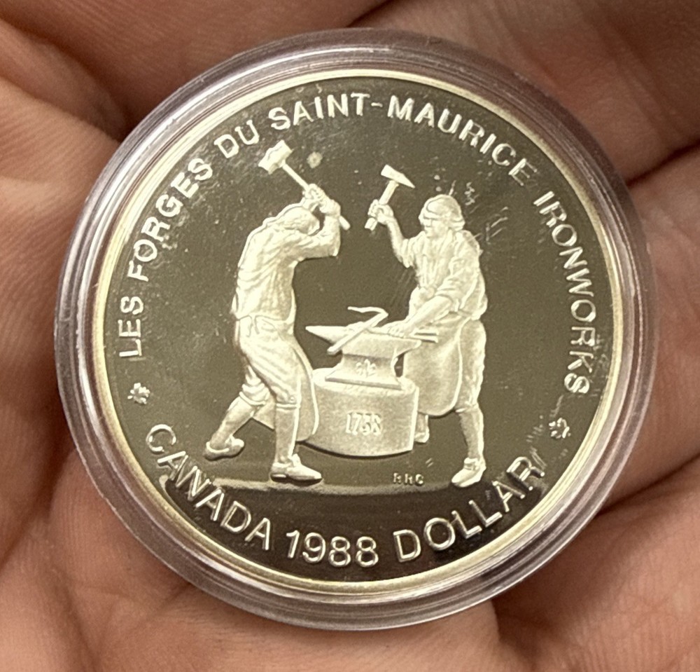 1988 Canada Silver Dollar #3633