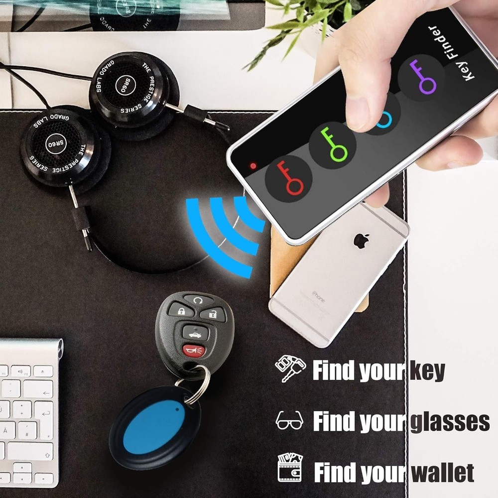 Effortless 100dB Key Finder with 4 Receivers - Long Range Locator Solution