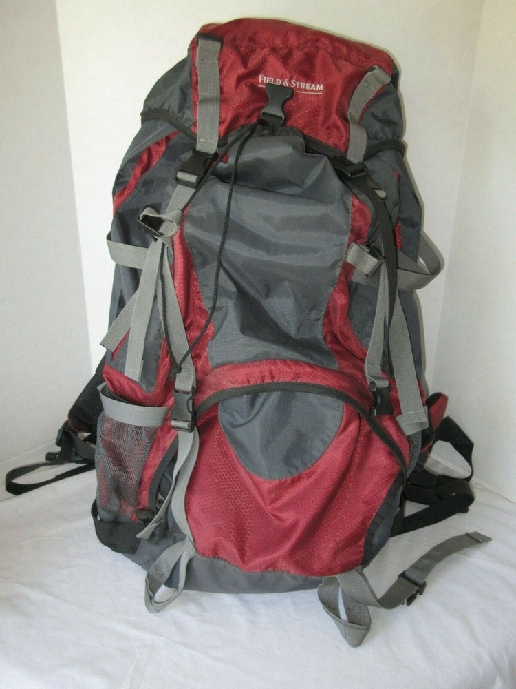 Field & Stream 1871 Large Internal Frame Backpack Camping Hiking Trail W/ Cover