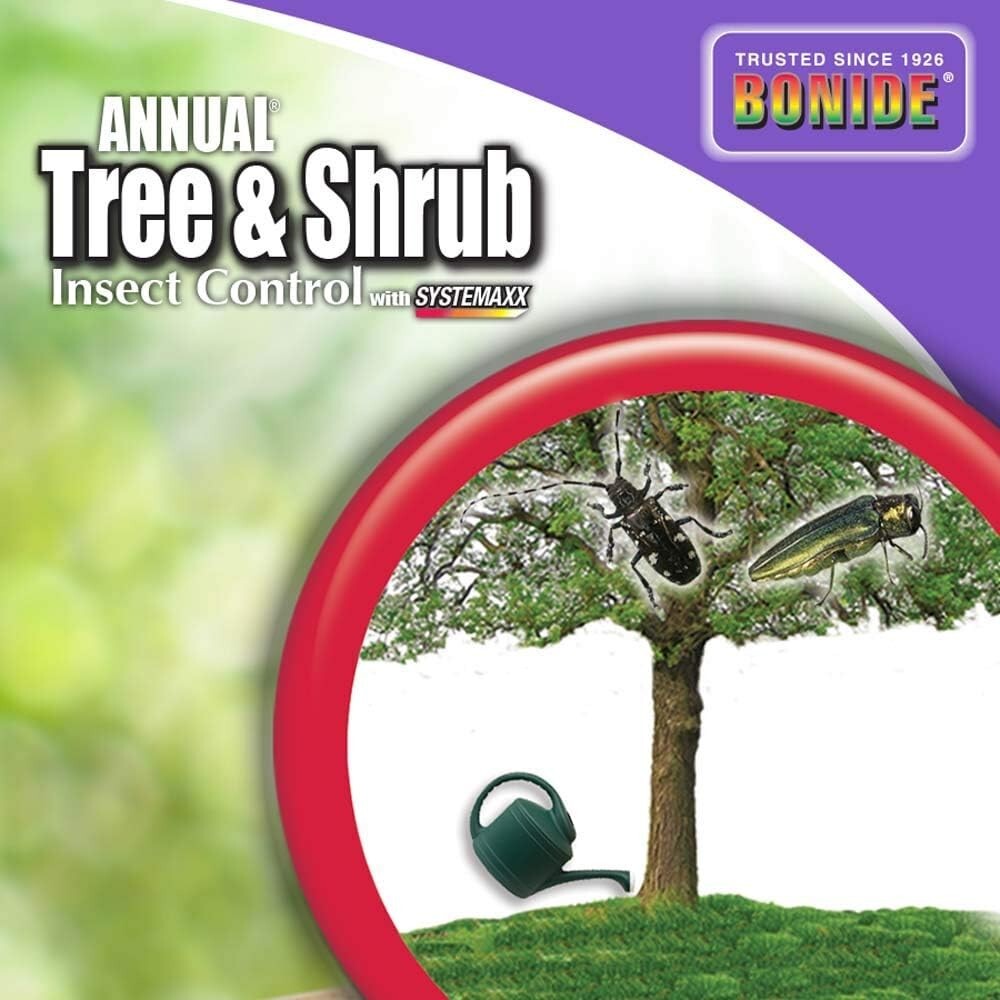 Bonide Annual Tree & Shrub Insect Control with Systemaxx, (32 oz Concentrate)