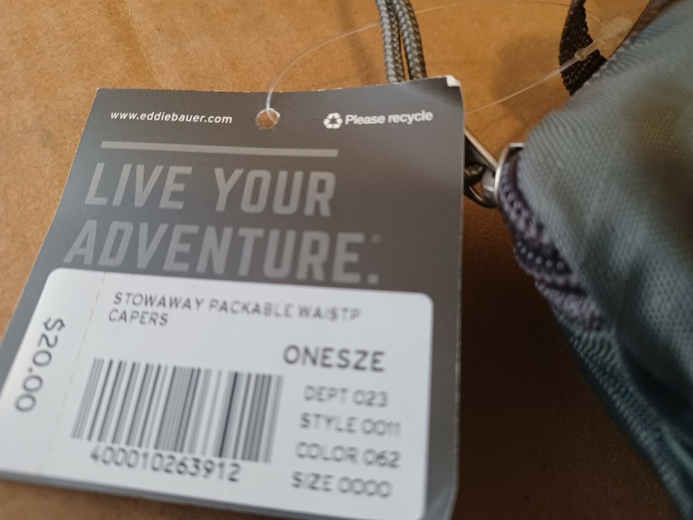 eddie bauer packable waistpack CAPRES