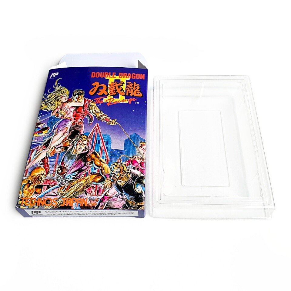 DOUBLE DRAGON 2: The Revenge - Empty box replacement spare case Famicom game