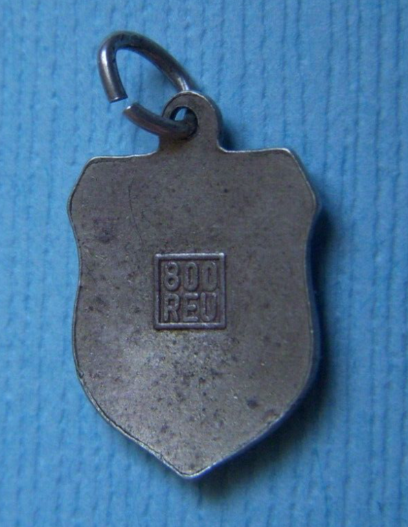 Vintage Koln Dom Cologne Cathedral Germany shield silver charm