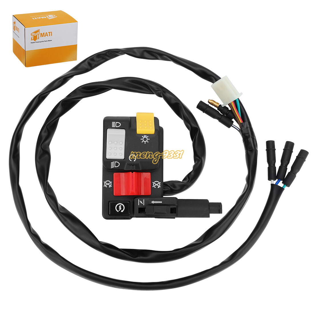 Handlebar Ignition Key Switch w/Relay for Honda FourTrax 300 TRX300/FW 1996-2000