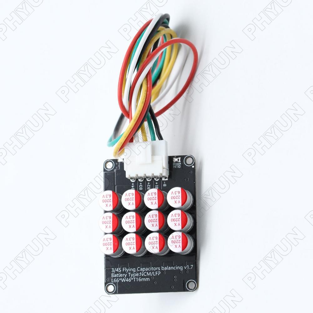 1.8V-4.5V Capacitive Active-Balancer 4S Active Balancing Equaliser Board Li-ion