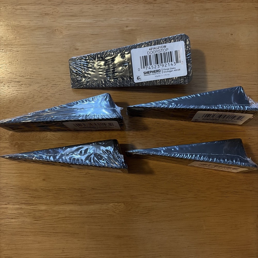 (5)Shepherd Brown Rubber Doorstops