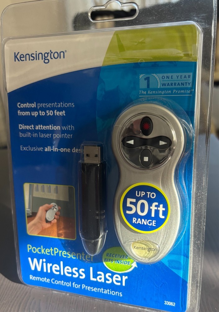 Kensington PocketPresenter WirelessLaser - 33062