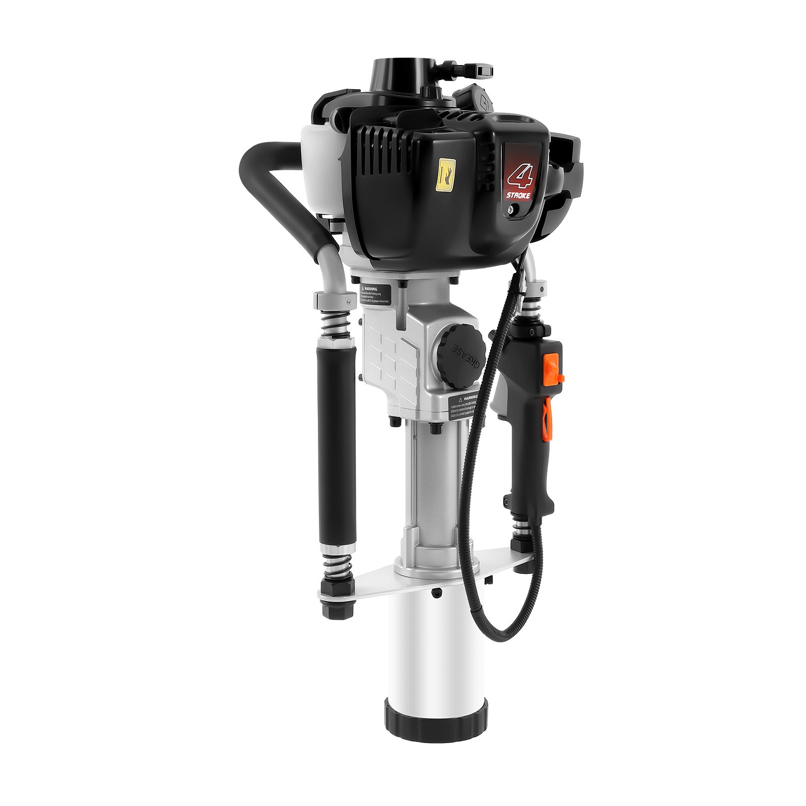 4 Stroke Gas Powered Driver Fence Farm Push Pile Gasoline Engine Kit 37.7CC