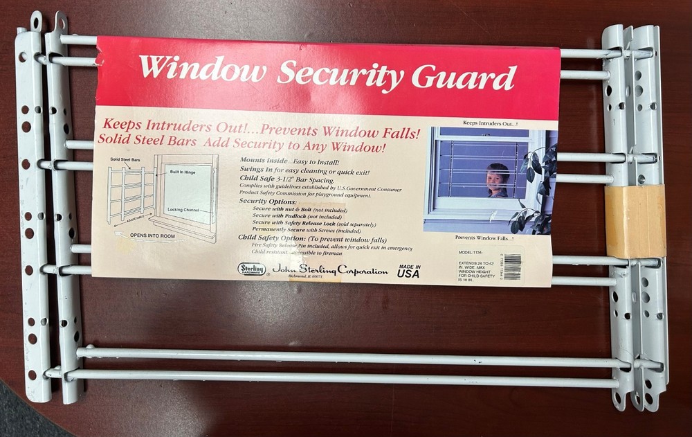 John Sterling 4-Bar Window Security Guard - Model: 1135