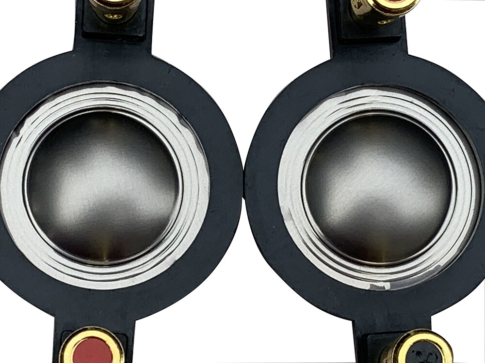 Pair 25MM Titanium Compression for Tweeter Diaphragms 8 Ohm Driver Stage Speaker