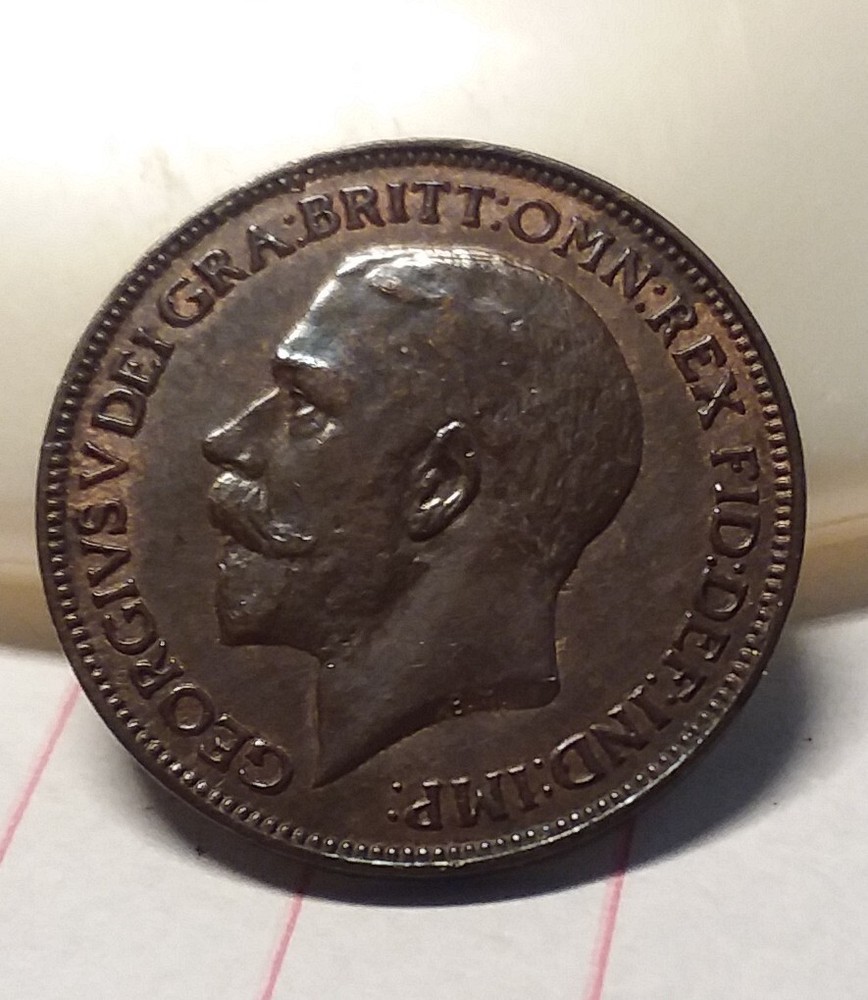 Britain - 1925 Farthing - George V - 060825 - unc.