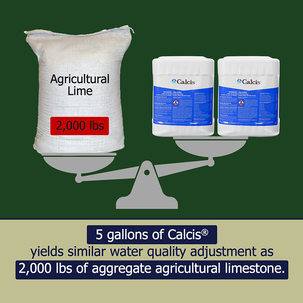 Calcis Pond Lime 2.5 gal