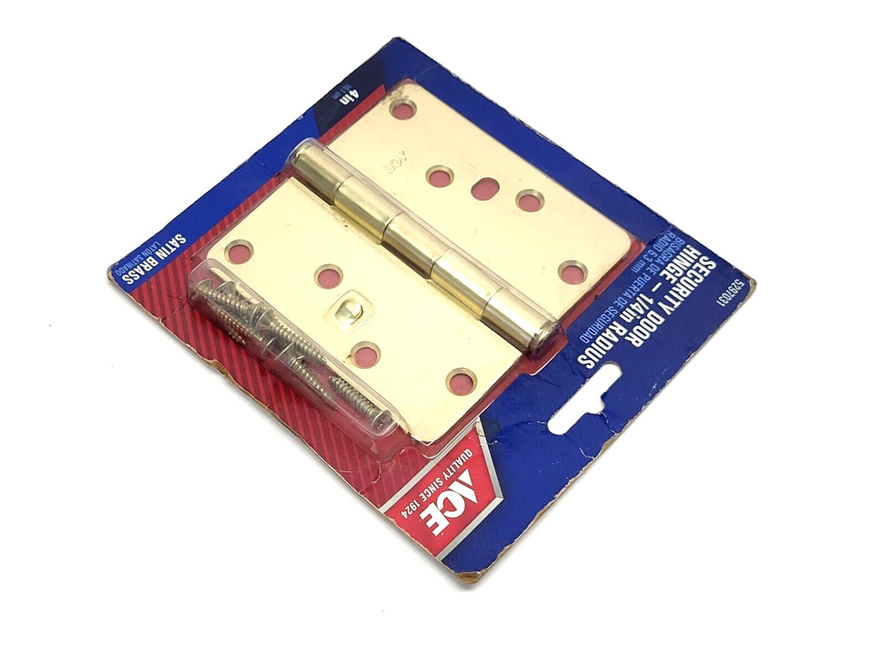 Ace 5297031 4in Security Door Hinge 1/4" Radius