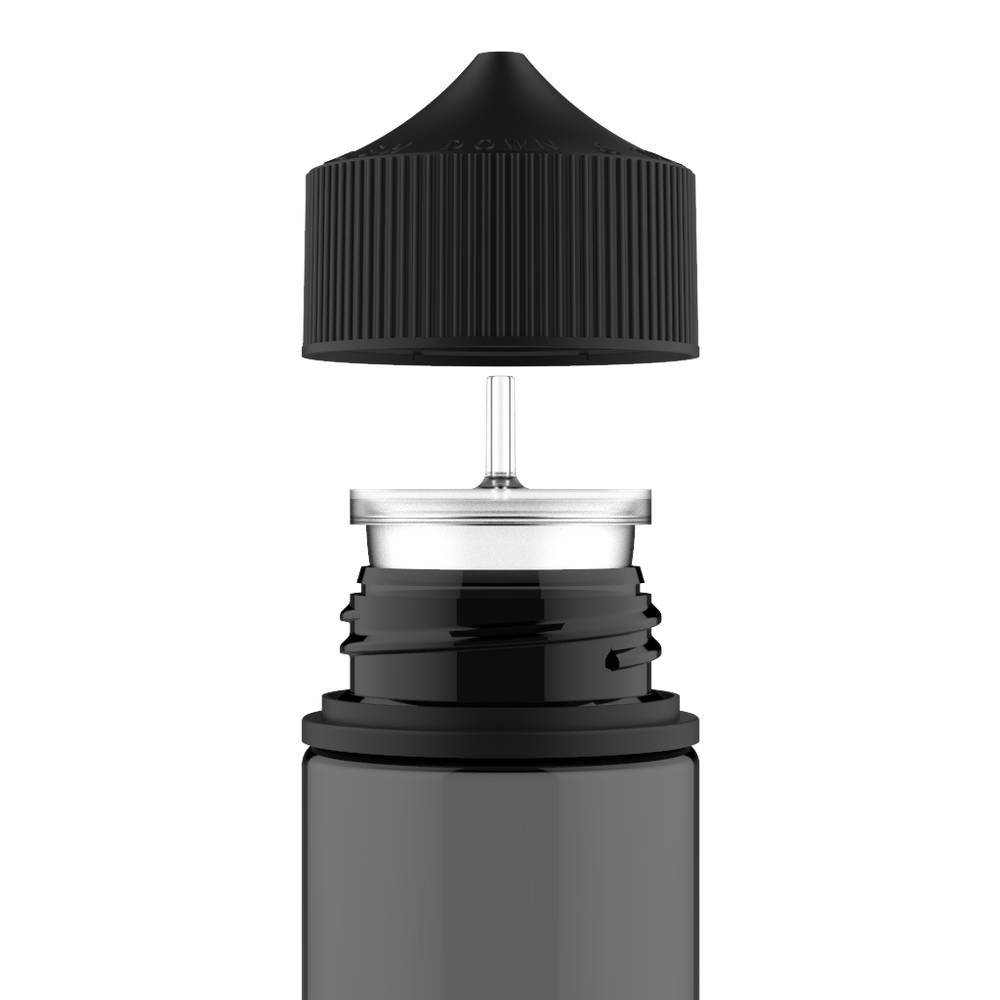 CHUBBY GORILLA V3 AUTHENTIC PET BOTTLES -120ml (5pack) BLACK/BLACK