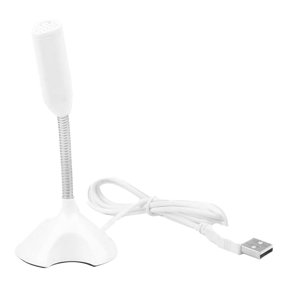 USB Microphone for Computer Plug & Play Desktop Condenser Mic Noise Reduction