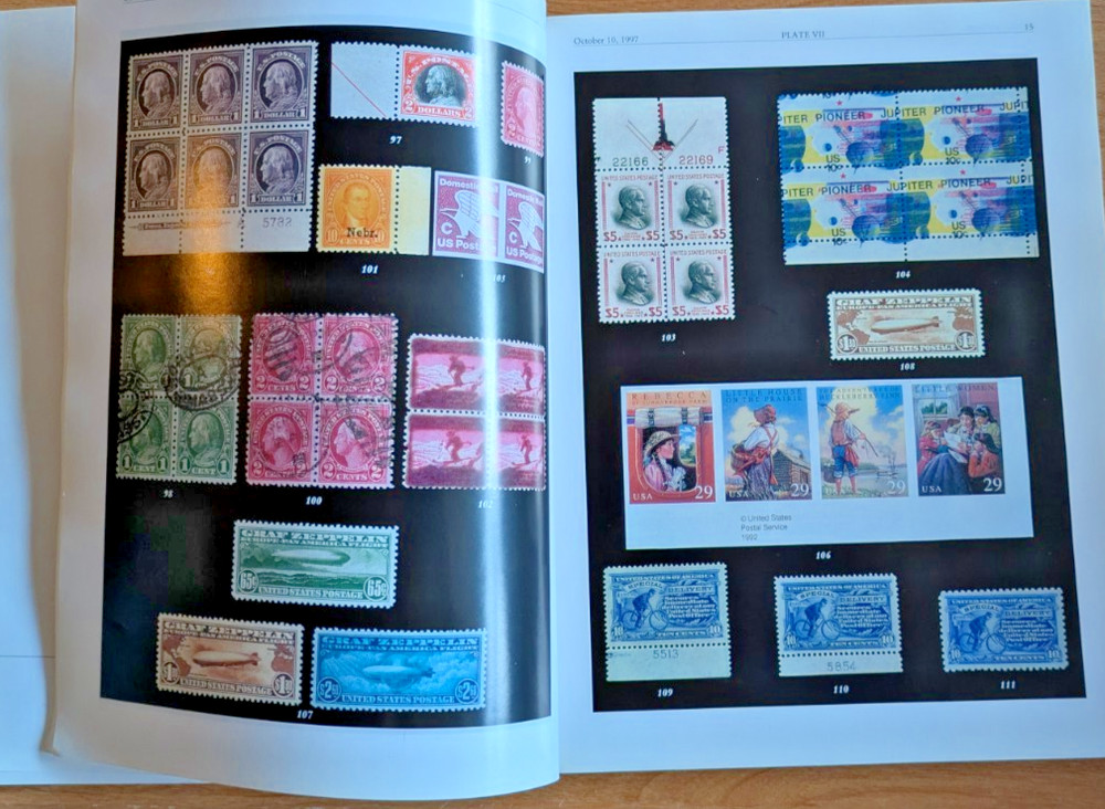 Spink America auction catalog Important US Stamps & Covers 1997 SC