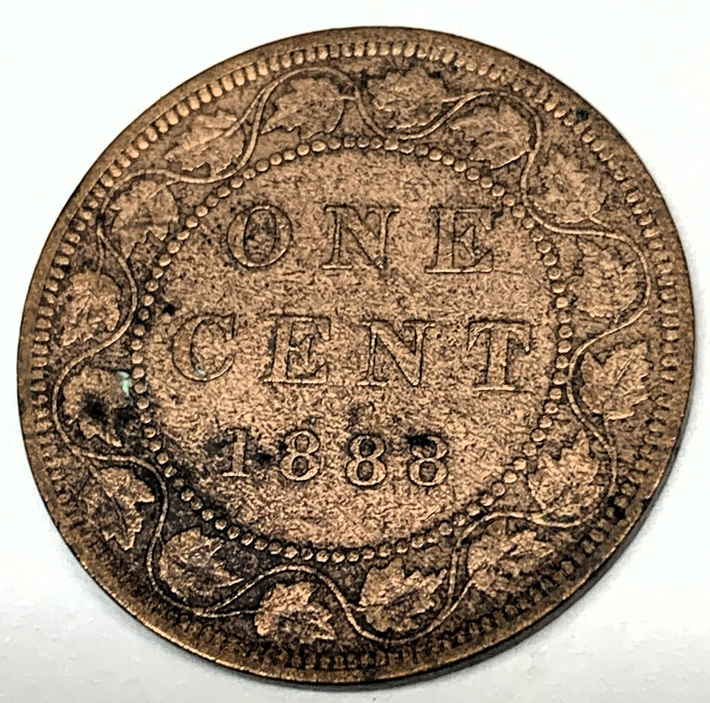 # C9113  CANADA   COIN,     LARGE CENT   1888