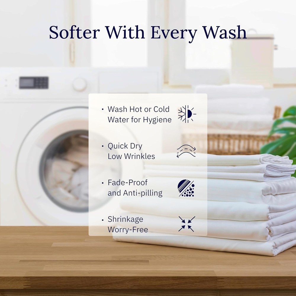 Luxuriously Soft Hotel Quality 600 Thread Count, 100%