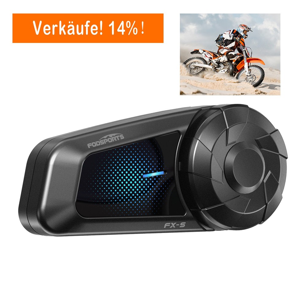 FOD FX-S motorcycle helmet Bluetooth headset intercom intercom headphones de