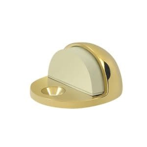 Deltana DSLP316 Solid Brass Low Profile Dome Door Stop