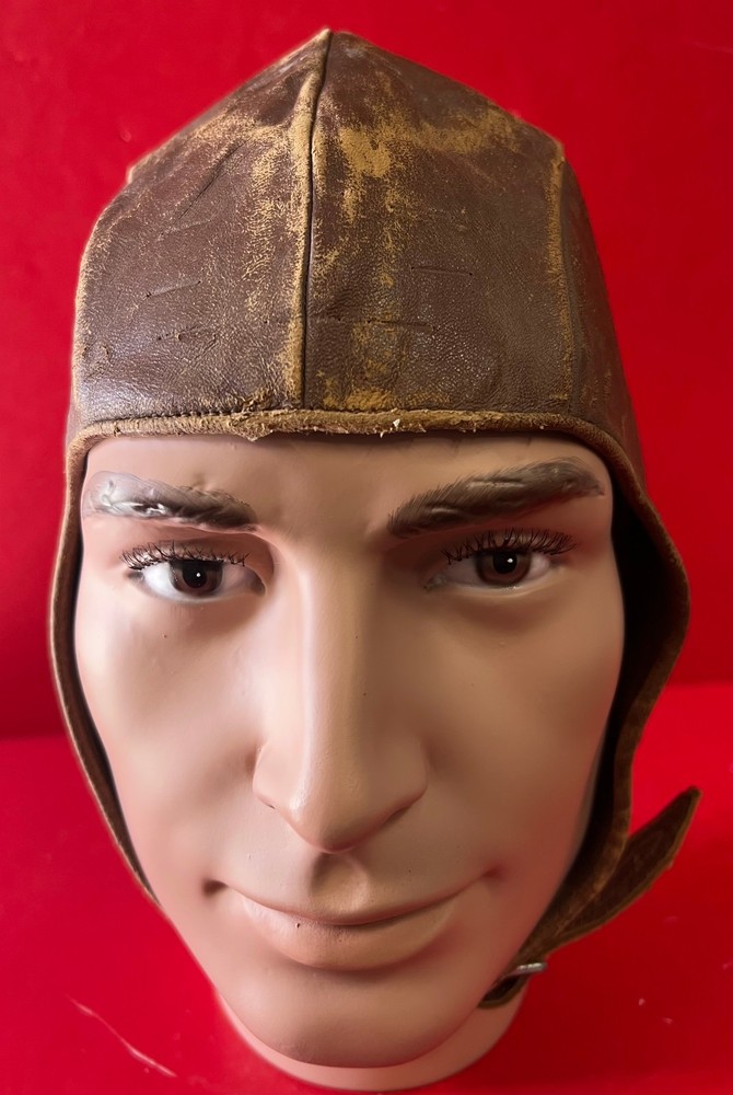 VINTAGE “EAGLET” LEATHER FLYING HELMET