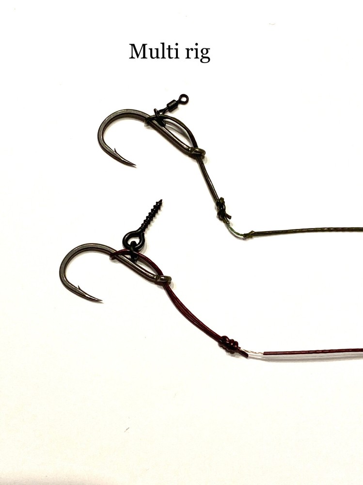 Multi rigs x 5 Ready made custom carp rigs.