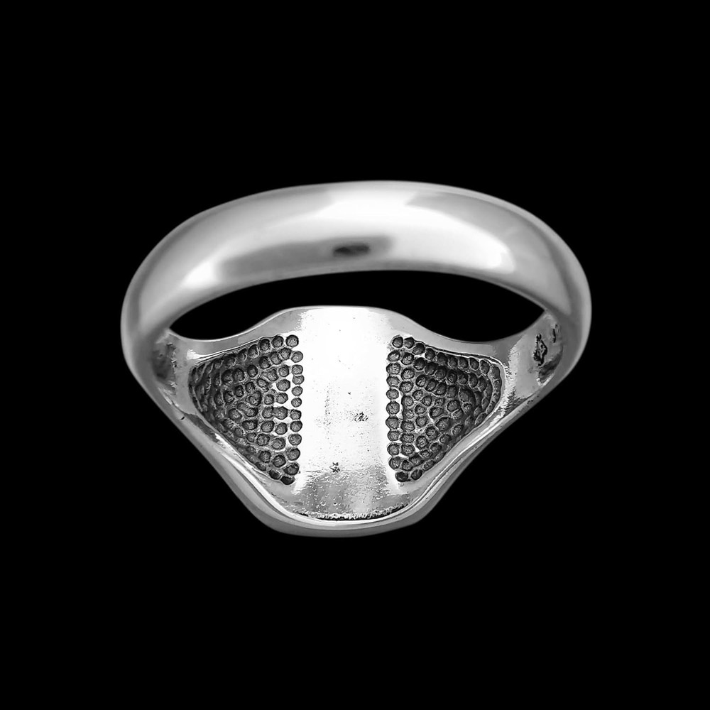 925 Sterling Silver Rectangular Turquoise Resin Ring, Simple Rounded...