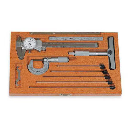 Mitutoyo 64Pka070c Measuring Tool Kit, 4Pc