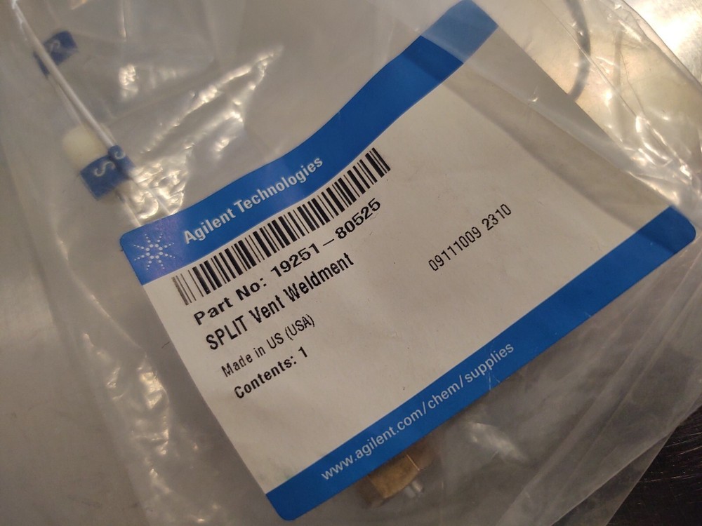 Agilent	19251-80525	Split/splitless inlet, split vent weldment assembly