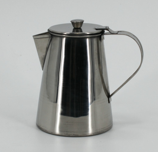 Tall Coffee Pot - Stainless - Historical Reenactment