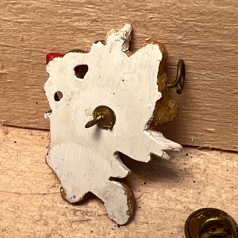 Cupid Bear Heart Pin