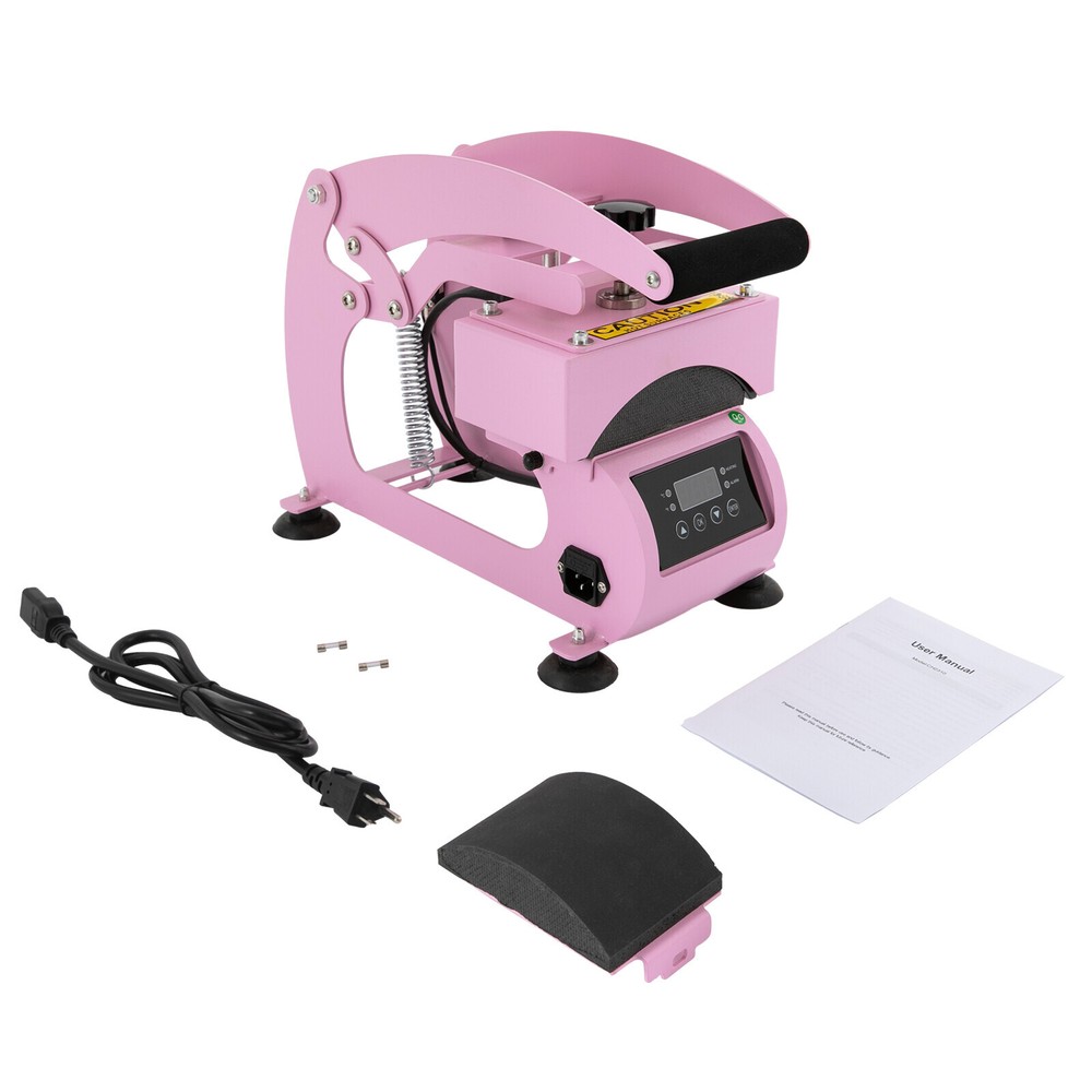 500W Hat Heat Press Machine Temperature Control Heating Plate Cap Press Machine