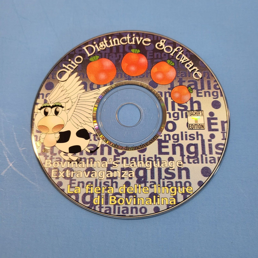 Ohio Distinctive Software Bovinalinas Language 4 Cd Set Teacher Edition 2001