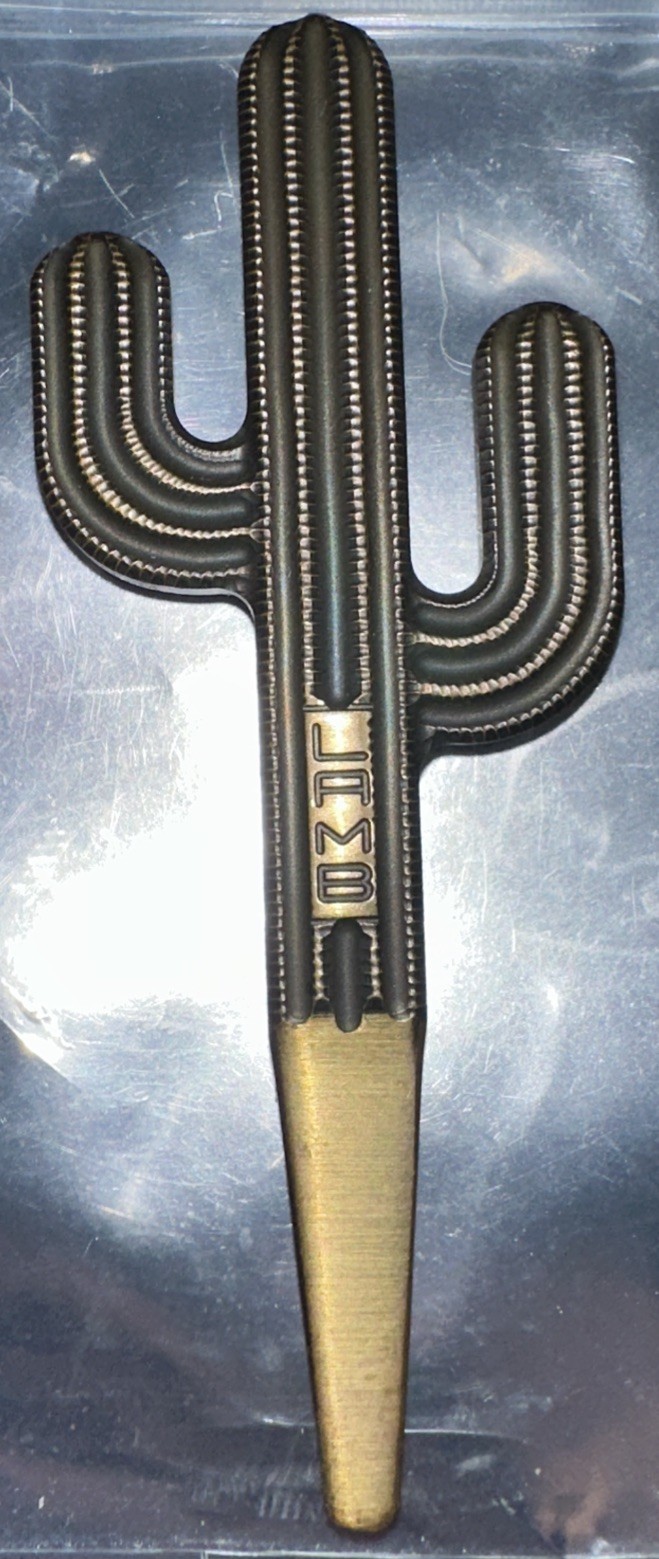 🔥🔥RARE! Tyson Lamb Crafted Bronze Cactus Divot Tool