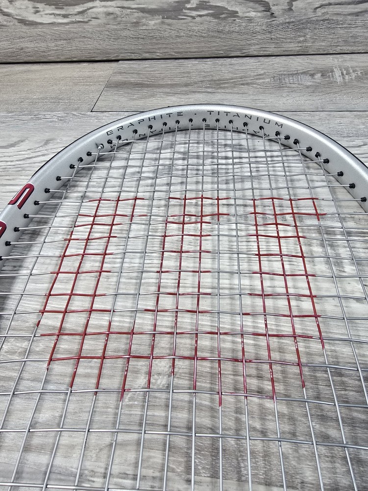 Wilson Radius Graphite Titanium Tennis Racket 4 3/8" Power Strings