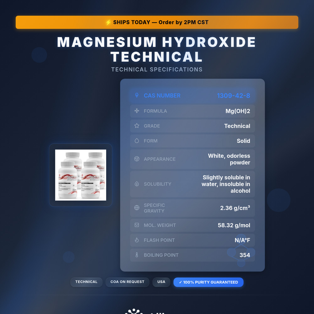 Magnesium Hydroxide Technical - 4 Pack (8 lbs.)