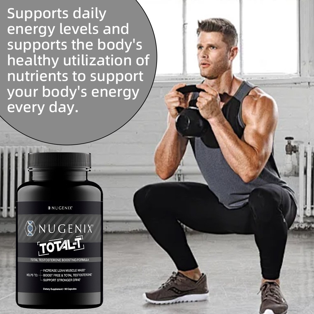 Nugenix Total-T Testosterone Booster 90 Capsules - Enhanced Endurance and Energy
