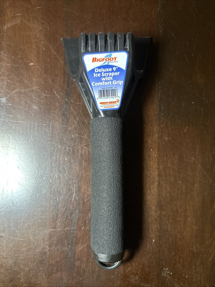 Deluxe 9” Ice Scraper With Comfort Grip