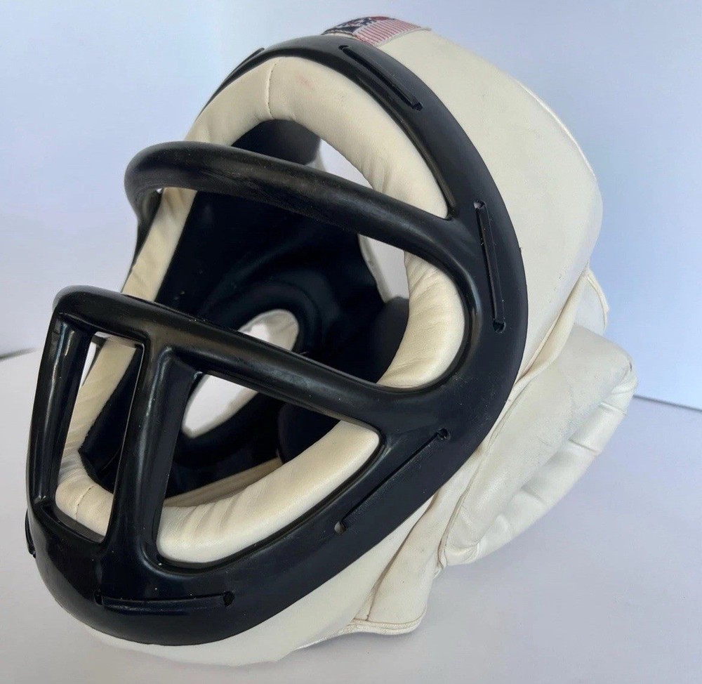 ProForce Headgear with Face Cage in White XL Size
