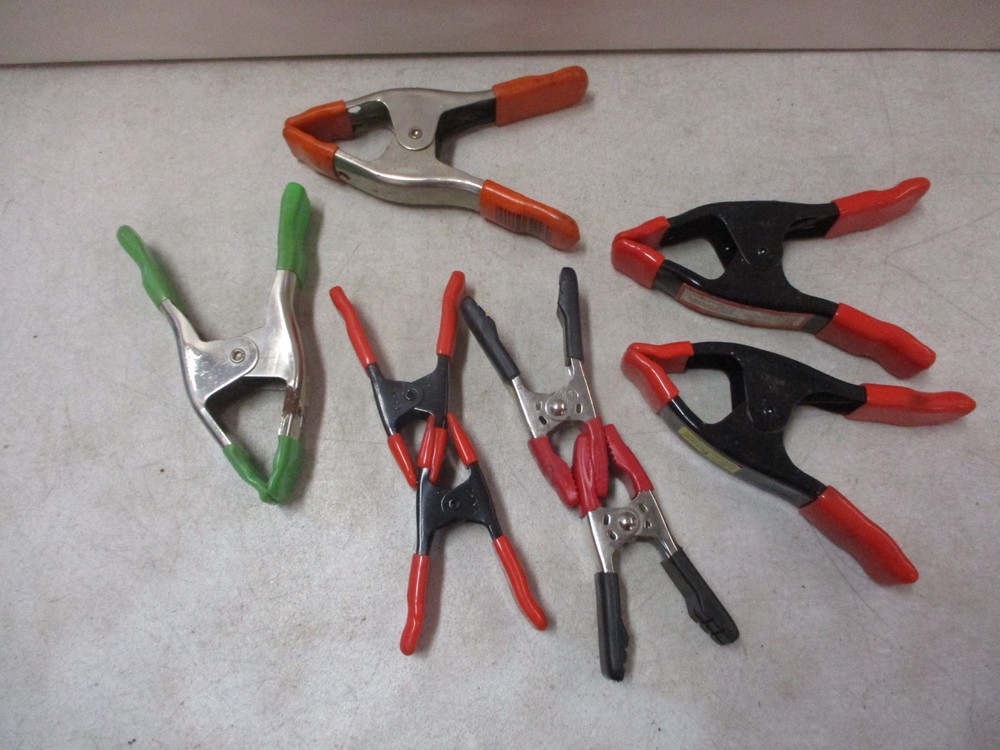 21 Assorted Metal Clamps